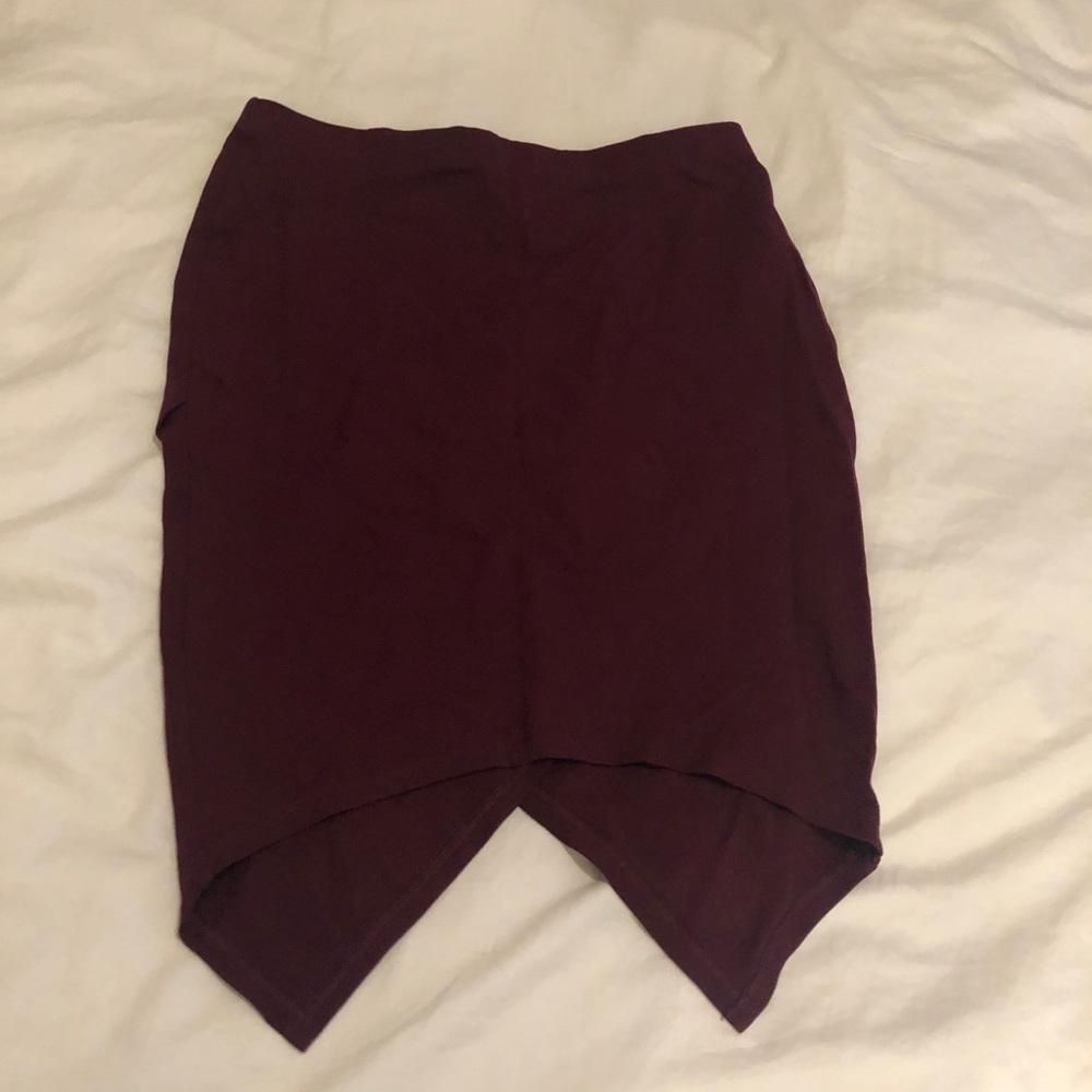 Living Doll maroon skirt size L